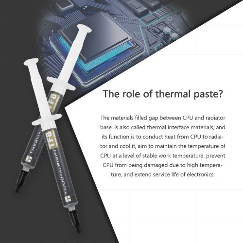 Купити Термопаста Thermalright TF8 5.8g - ціна в Києві, Львові, Вінниці, Хмельницькому, Франківську, Україні | інтернет-магазин TELEMART.UA фото