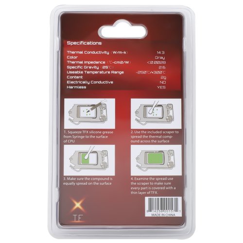 Купить Термопаста Thermalright TFX 2g - цена в Харькове, Киеве, Днепре, Одессе
в интернет-магазине Telemart фото
