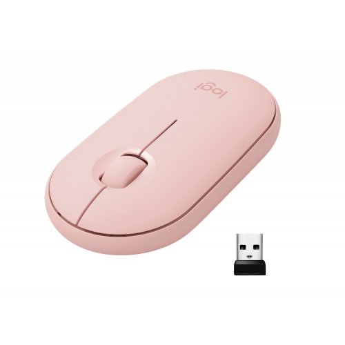 Купити Миша Logitech Pebble M350 (910-005717) Rose - ціна в Києві, Львові, Вінниці, Хмельницькому, Франківську, Україні | інтернет-магазин TELEMART.UA фото