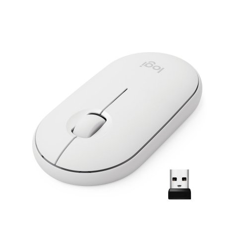 Фото Мышка Logitech Pebble M350 (910-005716) White