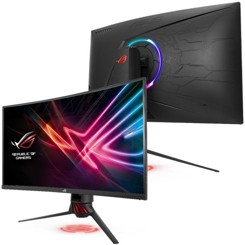 Купить Монитор Asus 31.5" ROG Strix XG32VQR Black - цена в Харькове, Киеве, Днепре, Одессе
в интернет-магазине Telemart фото