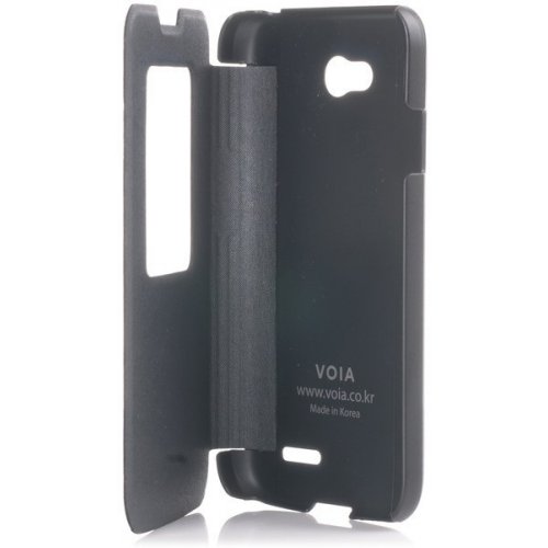 Чохол Чехол VOIA LG L70 DUAL D325 Flip Case Black купити в Україні: Київ, Львів, Хмельницький, Тернопіль, Івано-Франківськ | Низька ціна, відгуки, характеристики від TELEMART фото