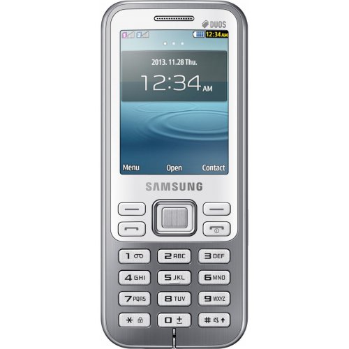 Купить Мобильный телефон Samsung C3322 Duos White - цена в Харькове, Киеве, Днепре, Одессе
в интернет-магазине Telemart фото