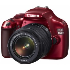 Цифровые фотоаппараты Canon EOS 1100D 18-55 IS II Kit Red