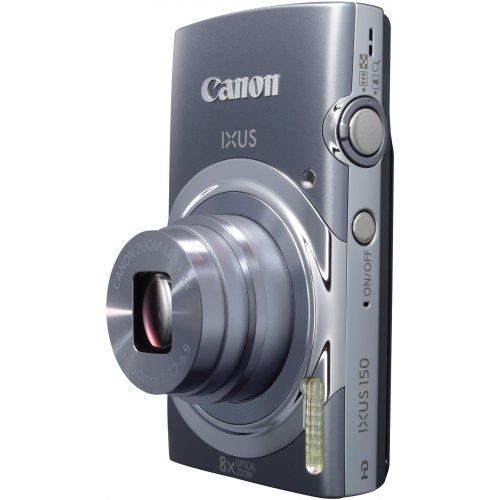 Купити Цифрові фотоапарати Canon IXUS 150 Grey - ціна в Києві, Львові, Вінниці, Хмельницькому, Франківську, Україні | інтернет-магазин TELEMART.UA фото