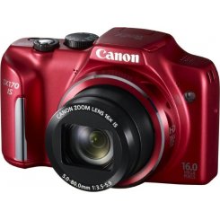 Цифровые фотоаппараты Canon PowerShot SX170 IS Red