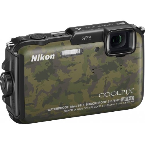Купить Цифровые фотоаппараты Nikon Coolpix AW110 Camouflage - цена в Харькове, Киеве, Днепре, Одессе
в интернет-магазине Telemart фото