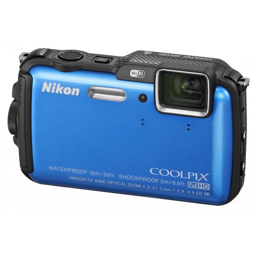 Купить Цифровые фотоаппараты Nikon Coolpix AW120 Blue - цена в Харькове, Киеве, Днепре, Одессе
в интернет-магазине Telemart фото