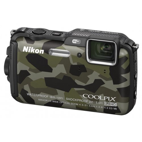 Купить Цифровые фотоаппараты Nikon Coolpix AW120 Camouflage - цена в Харькове, Киеве, Днепре, Одессе
в интернет-магазине Telemart фото