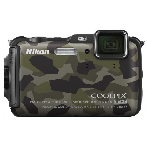 Купить Цифровые фотоаппараты Nikon Coolpix AW120 Camouflage - цена в Харькове, Киеве, Днепре, Одессе
в интернет-магазине Telemart фото