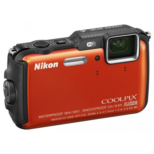 Купить Цифровые фотоаппараты Nikon Coolpix AW120 Orange - цена в Харькове, Киеве, Днепре, Одессе
в интернет-магазине Telemart фото