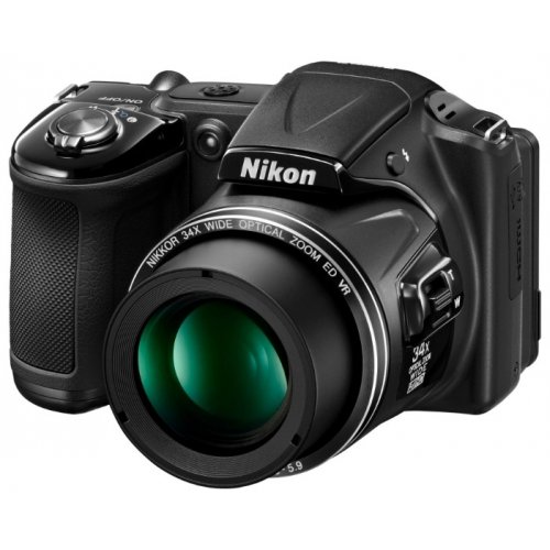 Купить Цифровые фотоаппараты Nikon Coolpix L830 Black - цена в Харькове, Киеве, Днепре, Одессе
в интернет-магазине Telemart фото