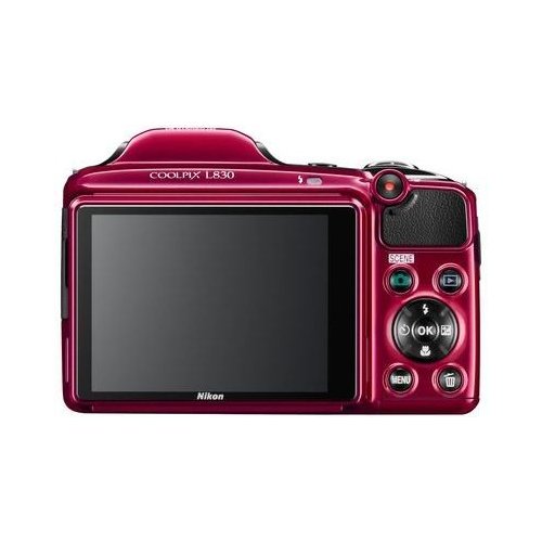 Купити Цифрові фотоапарати Nikon Coolpix L830 Red - ціна в Києві, Львові, Вінниці, Хмельницькому, Франківську, Україні | інтернет-магазин TELEMART.UA фото