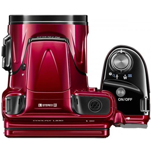 Купити Цифрові фотоапарати Nikon Coolpix L830 Red - ціна в Києві, Львові, Вінниці, Хмельницькому, Франківську, Україні | інтернет-магазин TELEMART.UA фото