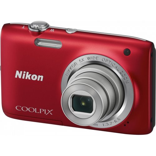 Купити Цифрові фотоапарати Nikon Coolpix S2800 Red - ціна в Києві, Львові, Вінниці, Хмельницькому, Франківську, Україні | інтернет-магазин TELEMART.UA фото