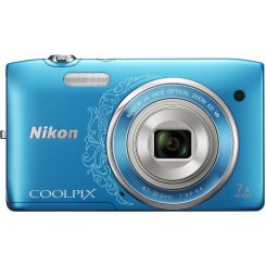 Цифрові фотоапарати Nikon Coolpix S3500 Blue