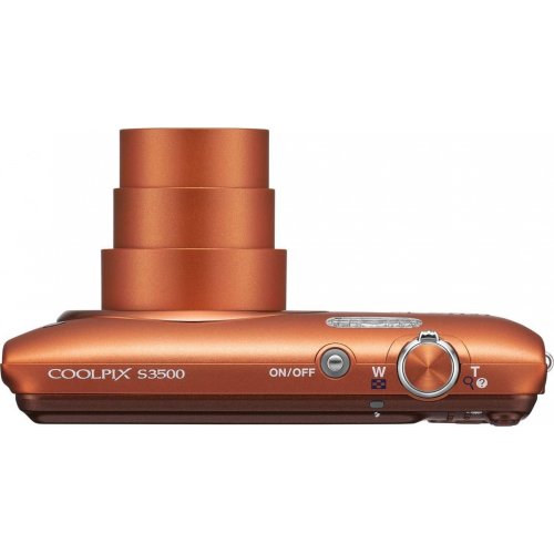 Купить Цифровые фотоаппараты Nikon Coolpix S3500 Orange - цена в Харькове, Киеве, Днепре, Одессе
в интернет-магазине Telemart фото