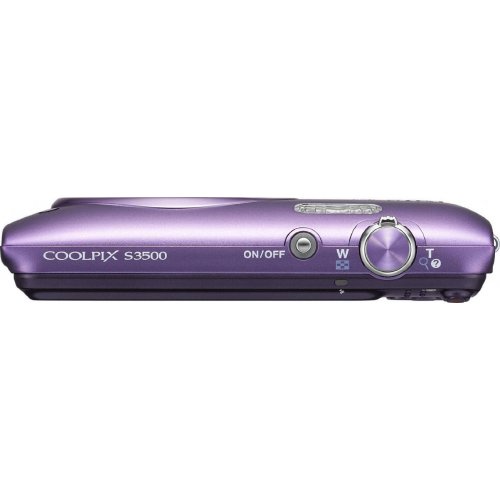 Купити Цифрові фотоапарати Nikon Coolpix S3500 Purple - ціна в Києві, Львові, Вінниці, Хмельницькому, Франківську, Україні | інтернет-магазин TELEMART.UA фото