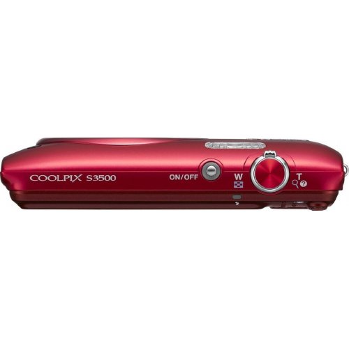 Купити Цифрові фотоапарати Nikon Coolpix S3500 Red - ціна в Києві, Львові, Вінниці, Хмельницькому, Франківську, Україні | інтернет-магазин TELEMART.UA фото
