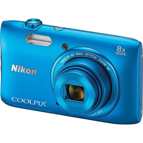 Купить Цифровые фотоаппараты Nikon Coolpix S3600 Blue - цена в Харькове, Киеве, Днепре, Одессе
в интернет-магазине Telemart фото