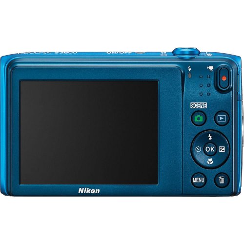 Купить Цифровые фотоаппараты Nikon Coolpix S3600 Blue - цена в Харькове, Киеве, Днепре, Одессе
в интернет-магазине Telemart фото