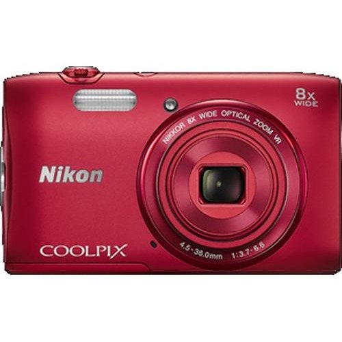 Купити Цифрові фотоапарати Nikon Coolpix S3600 Red - ціна в Києві, Львові, Вінниці, Хмельницькому, Франківську, Україні | інтернет-магазин TELEMART.UA фото
