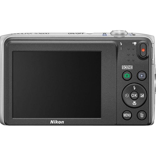 Купити Цифрові фотоапарати Nikon Coolpix S3600 Silver - ціна в Києві, Львові, Вінниці, Хмельницькому, Франківську, Україні | інтернет-магазин TELEMART.UA фото