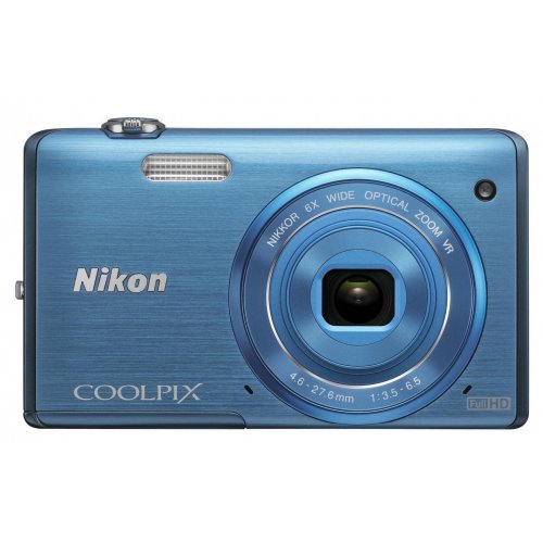 Купити Цифрові фотоапарати Nikon Coolpix S5200 Blue - ціна в Києві, Львові, Вінниці, Хмельницькому, Франківську, Україні | інтернет-магазин TELEMART.UA фото