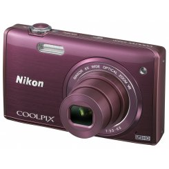 Цифровые фотоаппараты Nikon Coolpix S5200 Purple