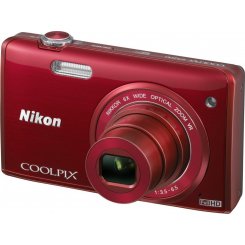 Цифровые фотоаппараты Nikon Coolpix S5200 Red