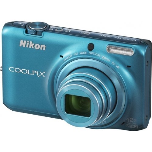 Купить Цифровые фотоаппараты Nikon Coolpix S6500 Blue - цена в Харькове, Киеве, Днепре, Одессе
в интернет-магазине Telemart фото