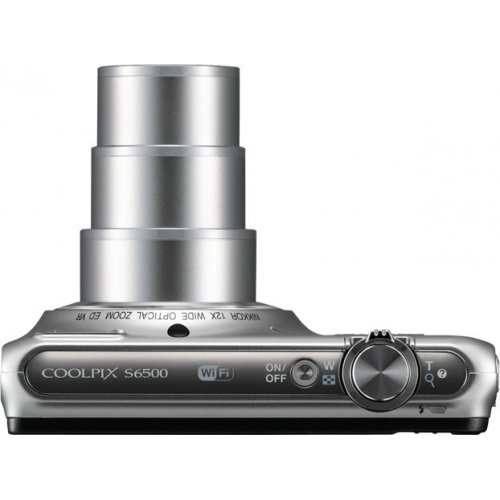 Купить Цифровые фотоаппараты Nikon Coolpix S6500 Silver - цена в Харькове, Киеве, Днепре, Одессе
в интернет-магазине Telemart фото
