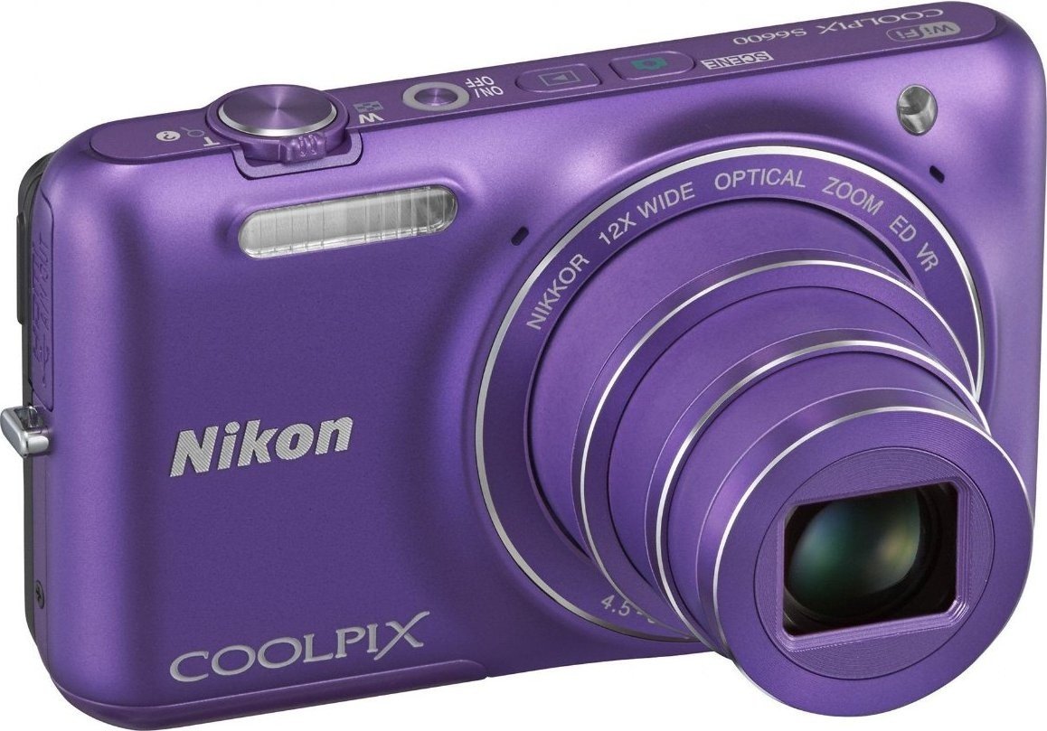 Цифрові фотоапарати Nikon Coolpix S6600 Purple купити в Україні