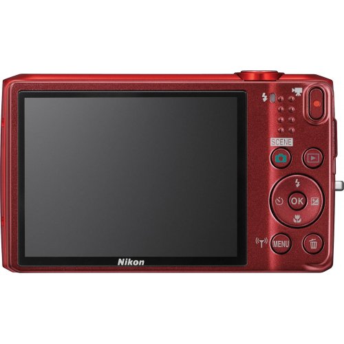 Купить Цифровые фотоаппараты Nikon Coolpix S6800 Red - цена в Харькове, Киеве, Днепре, Одессе
в интернет-магазине Telemart фото