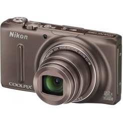 Цифрові фотоапарати Nikon Coolpix S9500 Bronze