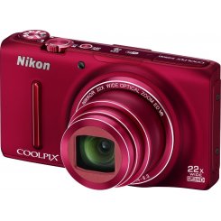 Цифрові фотоапарати Nikon Coolpix S9500 Red