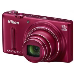 Цифрові фотоапарати Nikon Coolpix S9600 Red