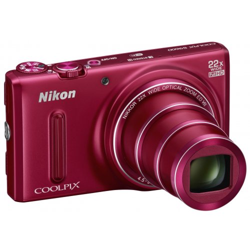 Купить Цифровые фотоаппараты Nikon Coolpix S9600 Red - цена в Харькове, Киеве, Днепре, Одессе
в интернет-магазине Telemart фото