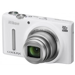 Цифрові фотоапарати Nikon Coolpix S9600 White