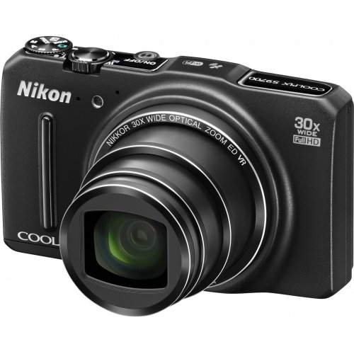 Купити Цифрові фотоапарати Nikon Coolpix S9700 Black - ціна в Києві, Львові, Вінниці, Хмельницькому, Франківську, Україні | інтернет-магазин TELEMART.UA фото