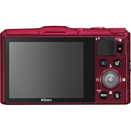 Купити Цифрові фотоапарати Nikon Coolpix S9700 Red - ціна в Києві, Львові, Вінниці, Хмельницькому, Франківську, Україні | інтернет-магазин TELEMART.UA фото