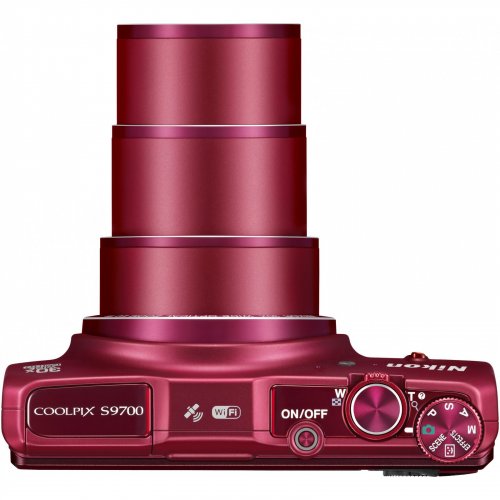 Купити Цифрові фотоапарати Nikon Coolpix S9700 Red - ціна в Києві, Львові, Вінниці, Хмельницькому, Франківську, Україні | інтернет-магазин TELEMART.UA фото