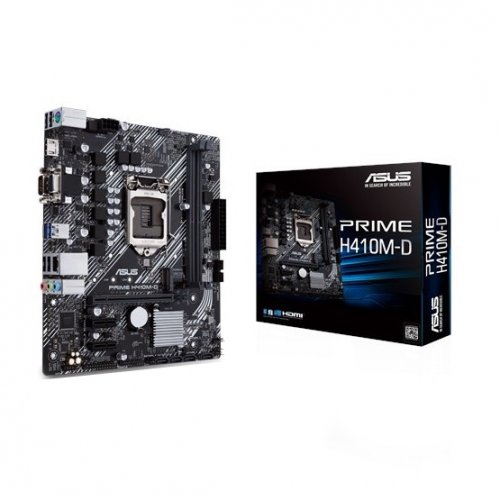 Photo Motherboard Asus PRIME H410M-D (s1200, Intel H410)