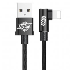 Кабель Baseus MVP Elbow Type Cable USB to Lightning 1m 2A Data/Charge (CALMVP-01) Black