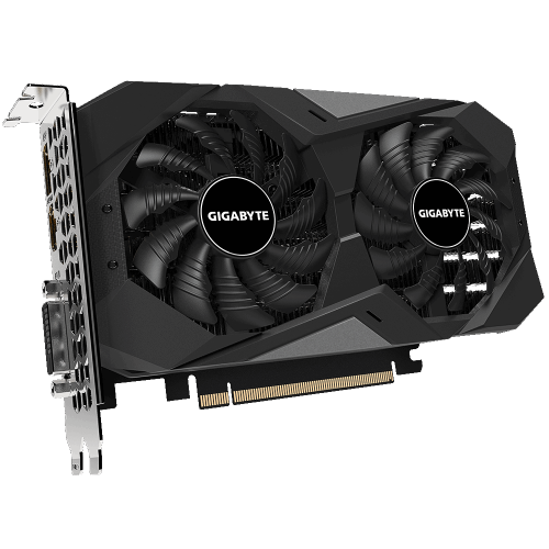 Photo Video Graphic Card Gigabyte GeForce GTX 1650 D6 WindForce OC 4096MB (GV-N1656WF2OC-4GD)