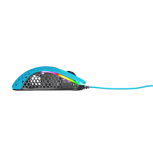 Купити Миша Xtrfy M4 RGB (XG-M4-RGB-BLUE) Miami Blue - ціна в Києві, Львові, Вінниці, Хмельницькому, Франківську, Україні | інтернет-магазин TELEMART.UA фото
