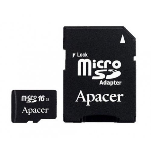 Купить Карта памяти Apacer microSDHC 16GB Class 4 (с адаптером) (AP16GMCSH4-R) - цена в Харькове, Киеве, Днепре, Одессе
в интернет-магазине Telemart фото