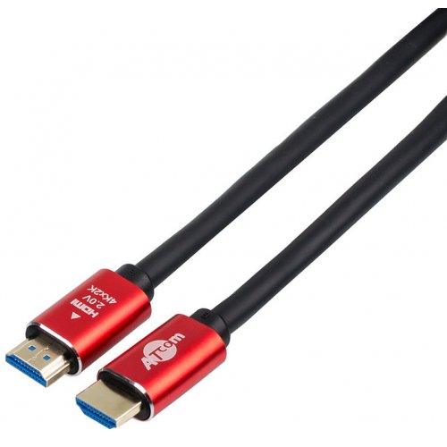 Купить Кабель ATcom HDMI-HDMI 1m v2.0 4K (24941) Red - цена в Харькове, Киеве, Днепре, Одессе
в интернет-магазине Telemart фото