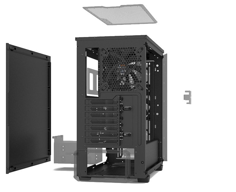 Корпус Be Quiet! Pure Base 500DX ARGB Tempered Glass без БП (BGW37 ...