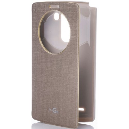 Чехол Чехол VOIA LG G3 D855 Flip Case Gold купить в Украине: Киев, Днепр, Харьков, Одесса  | Низкая цена, отзывы, характеристики от TELEMART фото